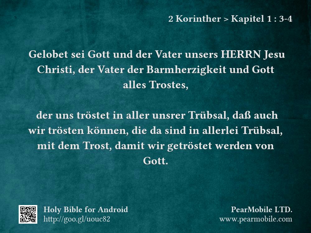 2 Korinther, Kapitel 1:3-4
